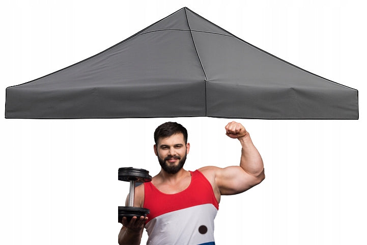 3 kg 2x2 ROOF REPLACEMENT Canopy TENT COMMERCIAL Express Garden Grey