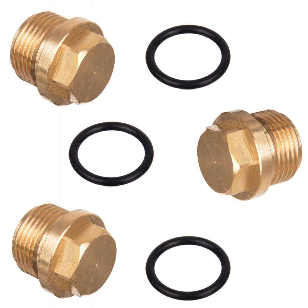3 pcs O-RING + Valve head cap for Karcher HD HDS 895 555 600 790 890 Maximum power 0 W