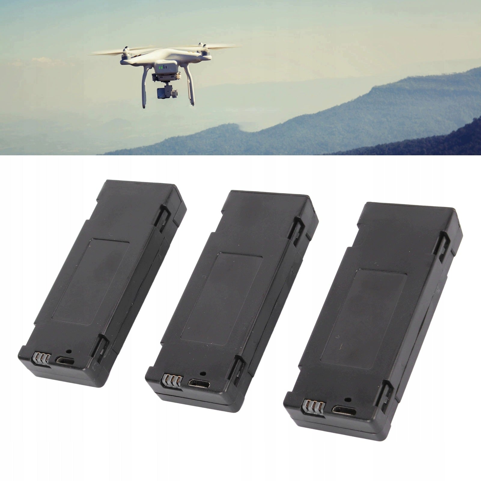 3 pcs battery for drone 2600MAH 3,7V battery Model 2610230239011