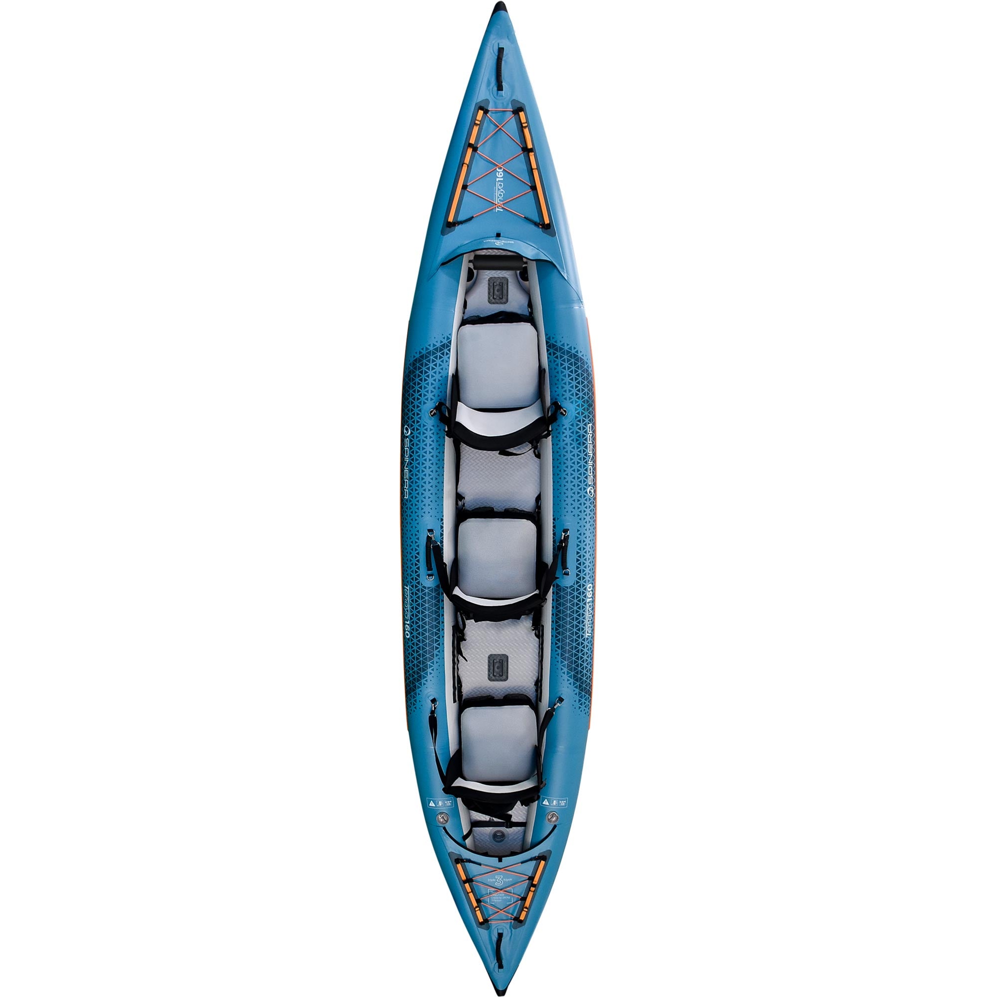 3-person pumped kayak SPINERA Tenaya 160 475 cm Brand Spinera