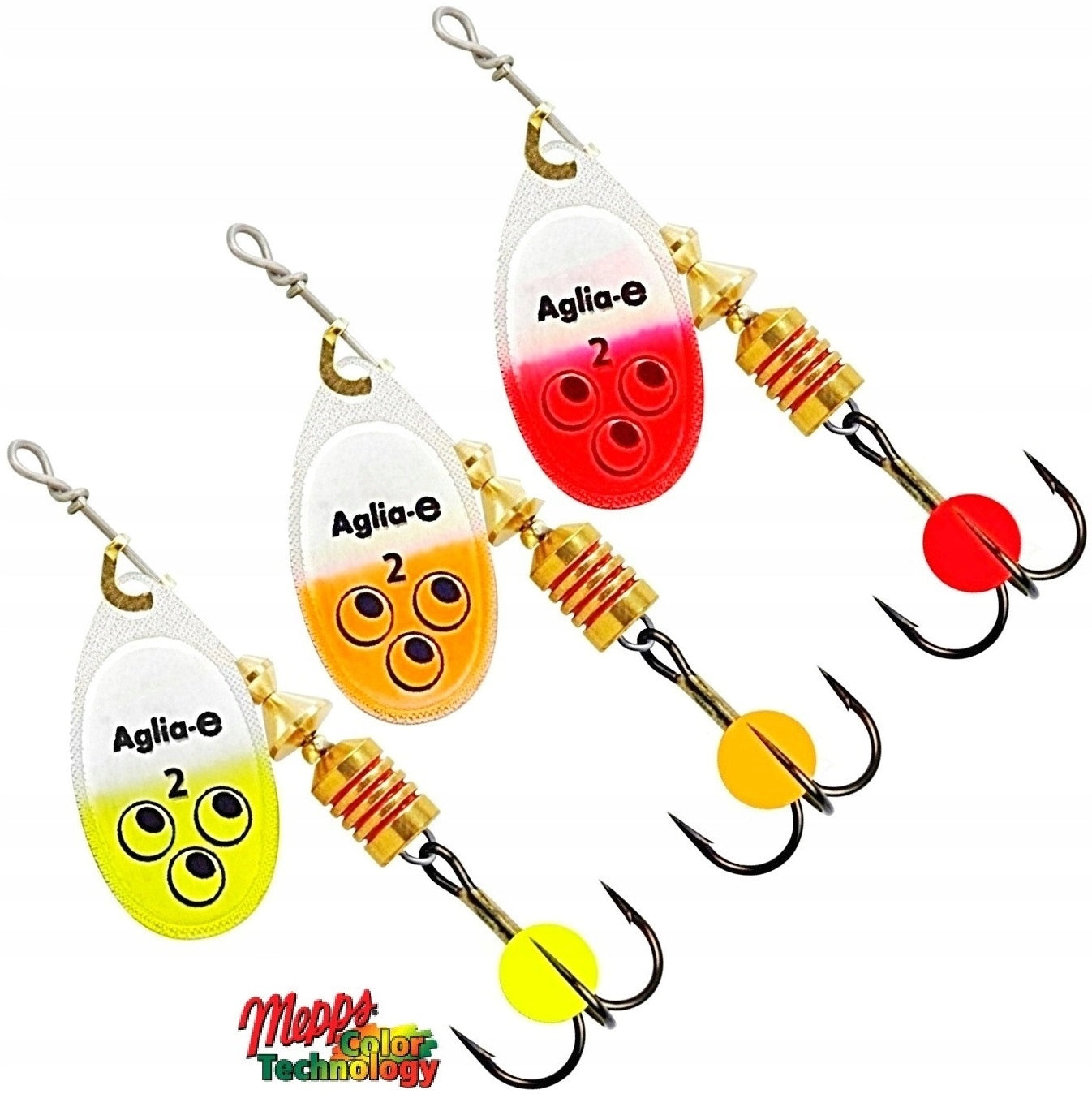 3 x MEPPS AGLIA E-BRITE No. 2 / 4.5 gr
