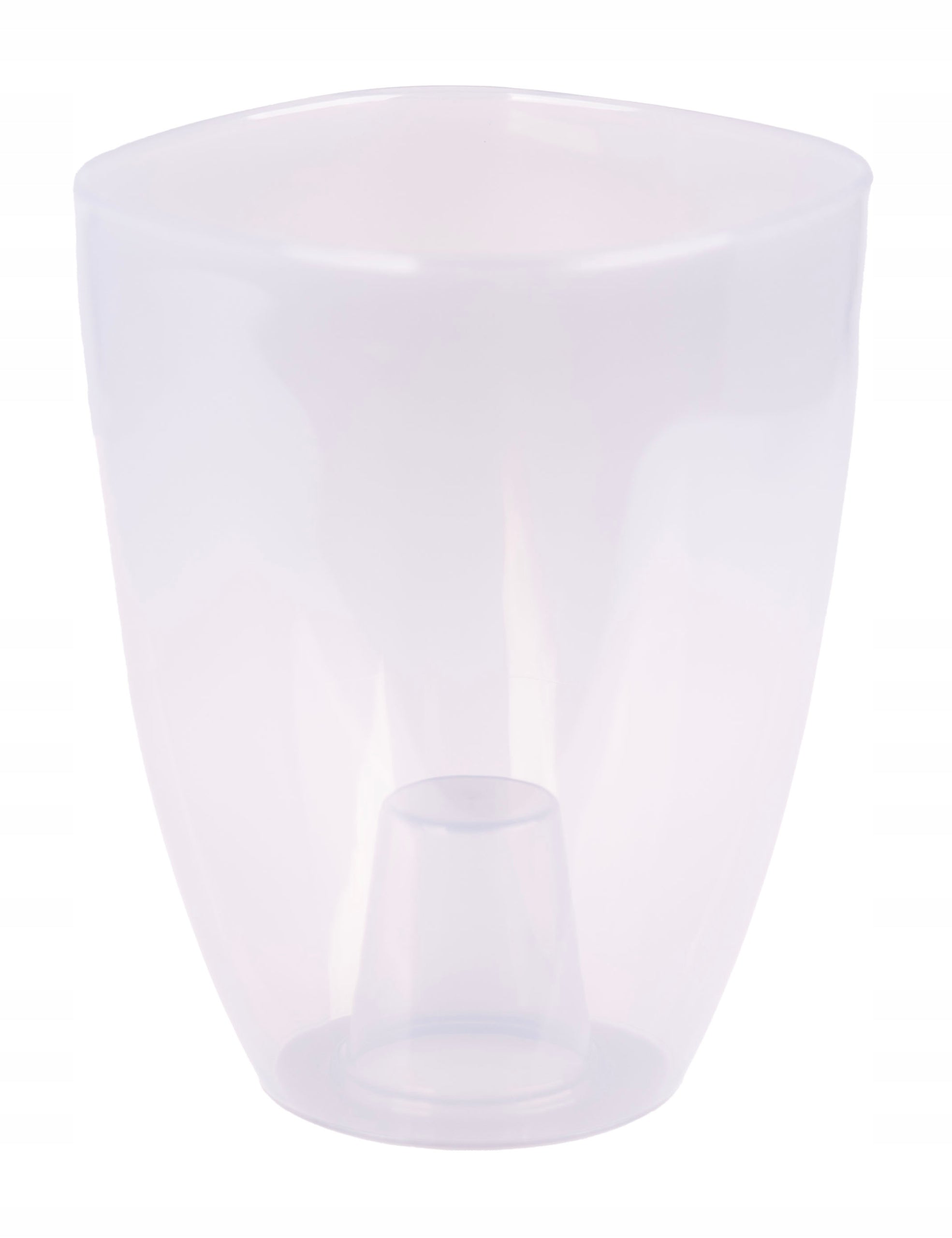 3 x ORCHID POT COVER 12CM TRANSPARENT Material synthetic material