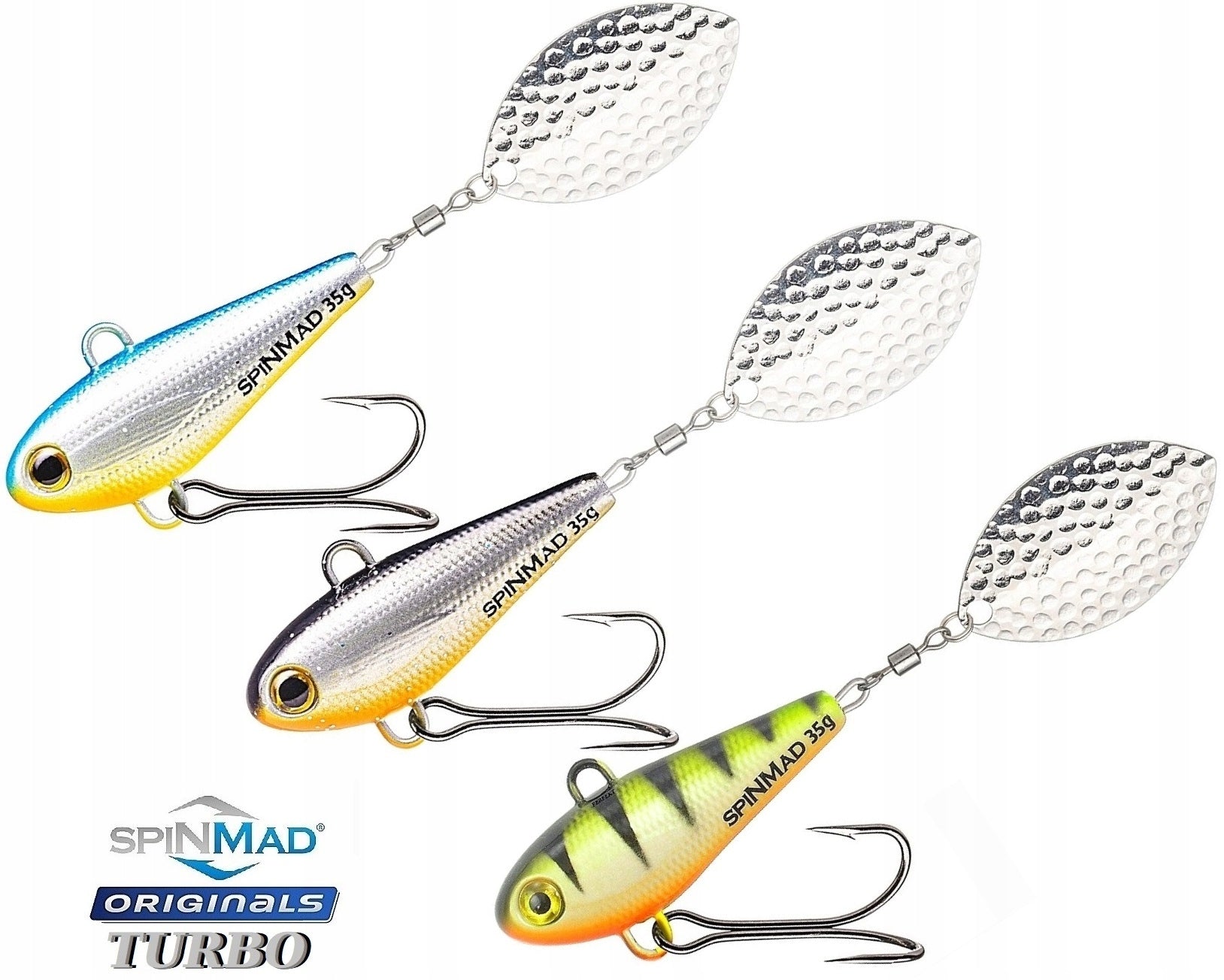 3 x SPINMAD TURBO 35 gr. s.A FOR PIKE ZANDERS CATFISH