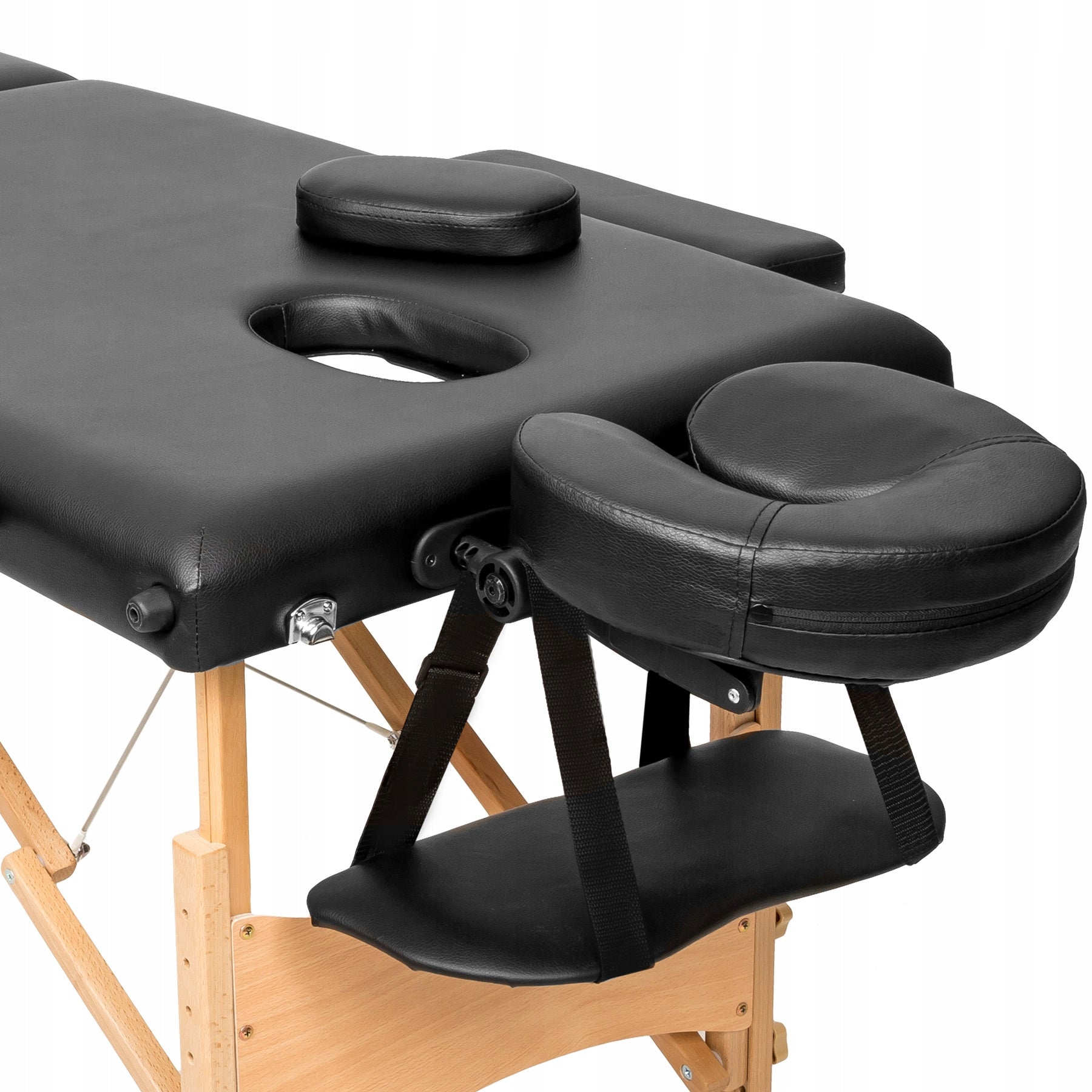 3-zone Daniel massage table with upholstery and wooden frame Kind stationary table