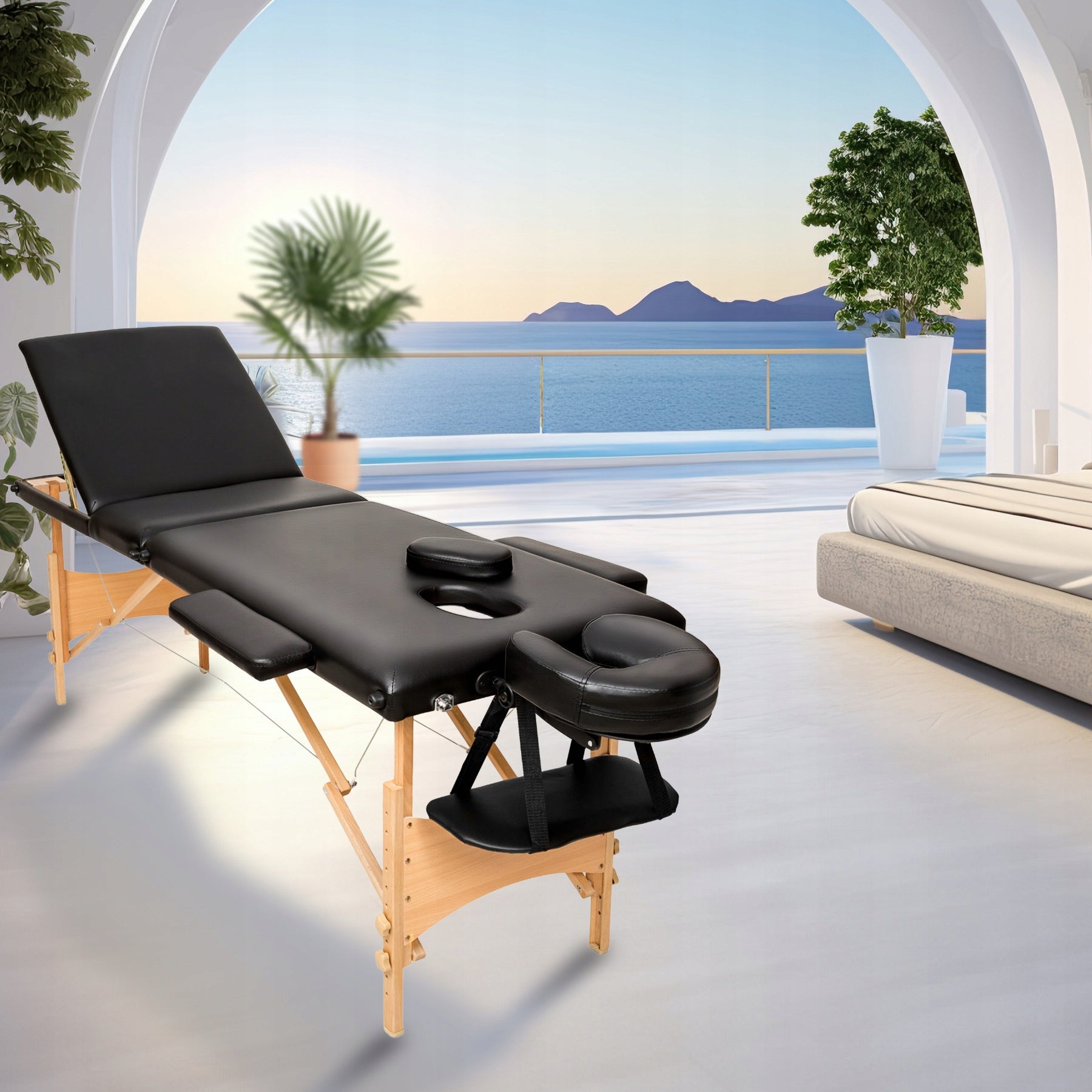 3-zone Daniel massage table with upholstery and wooden frame Packaging status original