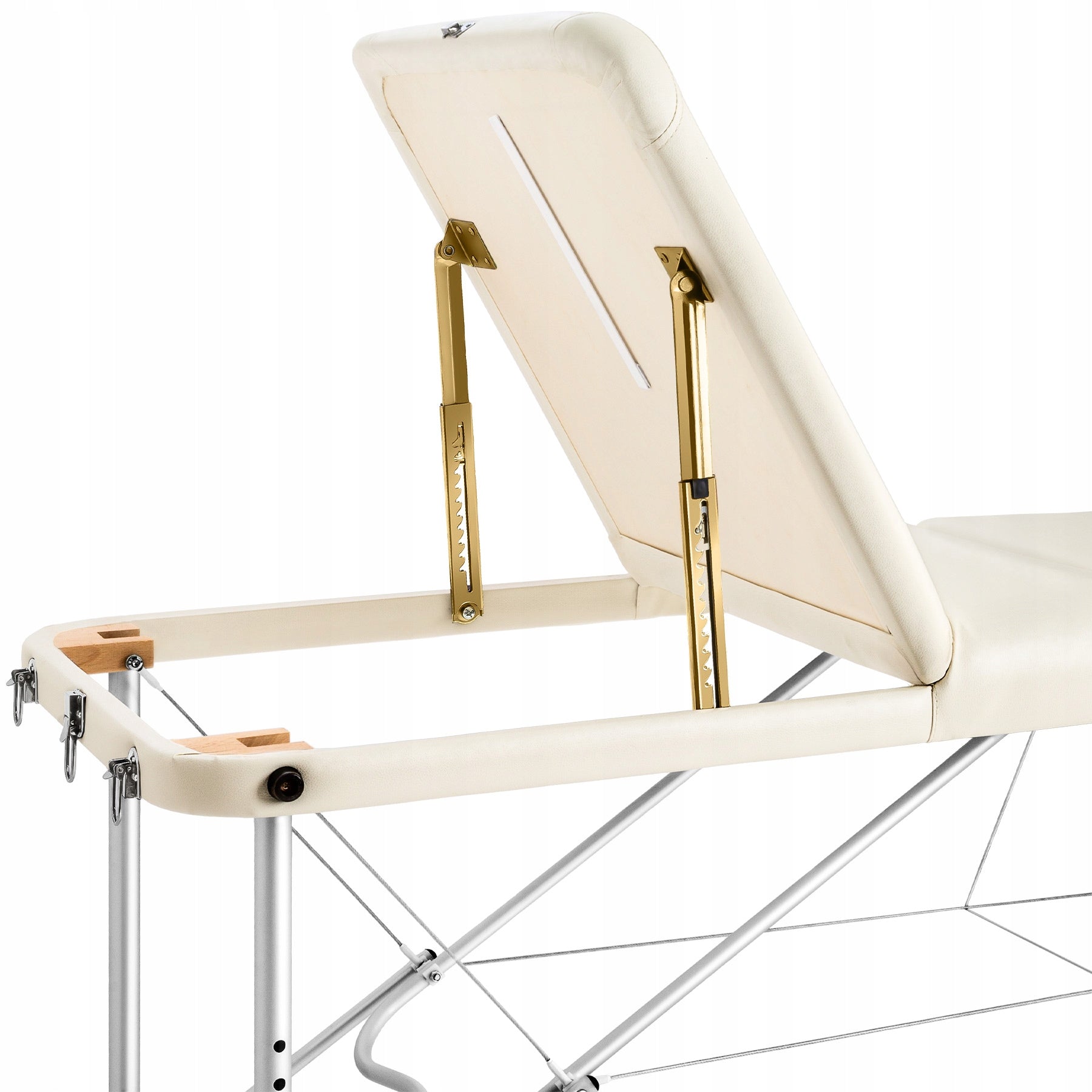 3-zone massage table with 5 cm padding and aluminum frame Kind folding table