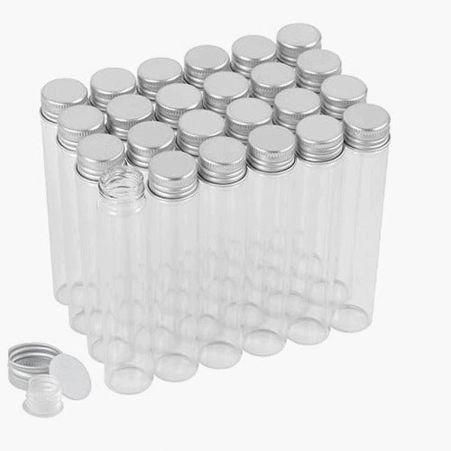 30 ML BOROSILICATE GLASS TUBES FOR LABORATORY SET OF 24