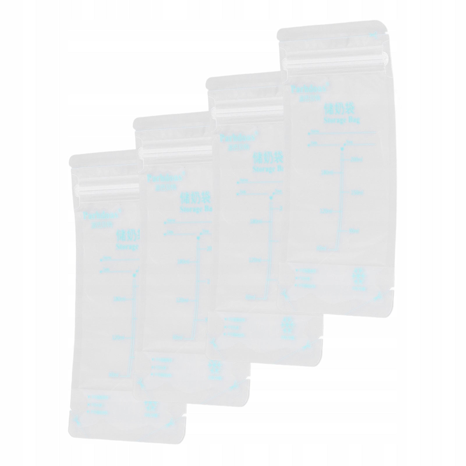 30 Pcs Breast Milk Storage Bags Food Grade PET PE TJ Medical device no