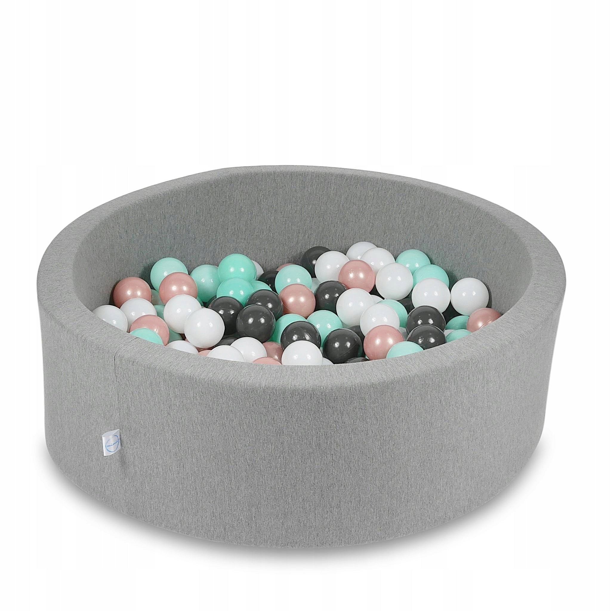 300 balls + Dry pool 90x30 grey with balls polish product Kid's age 6+ months
