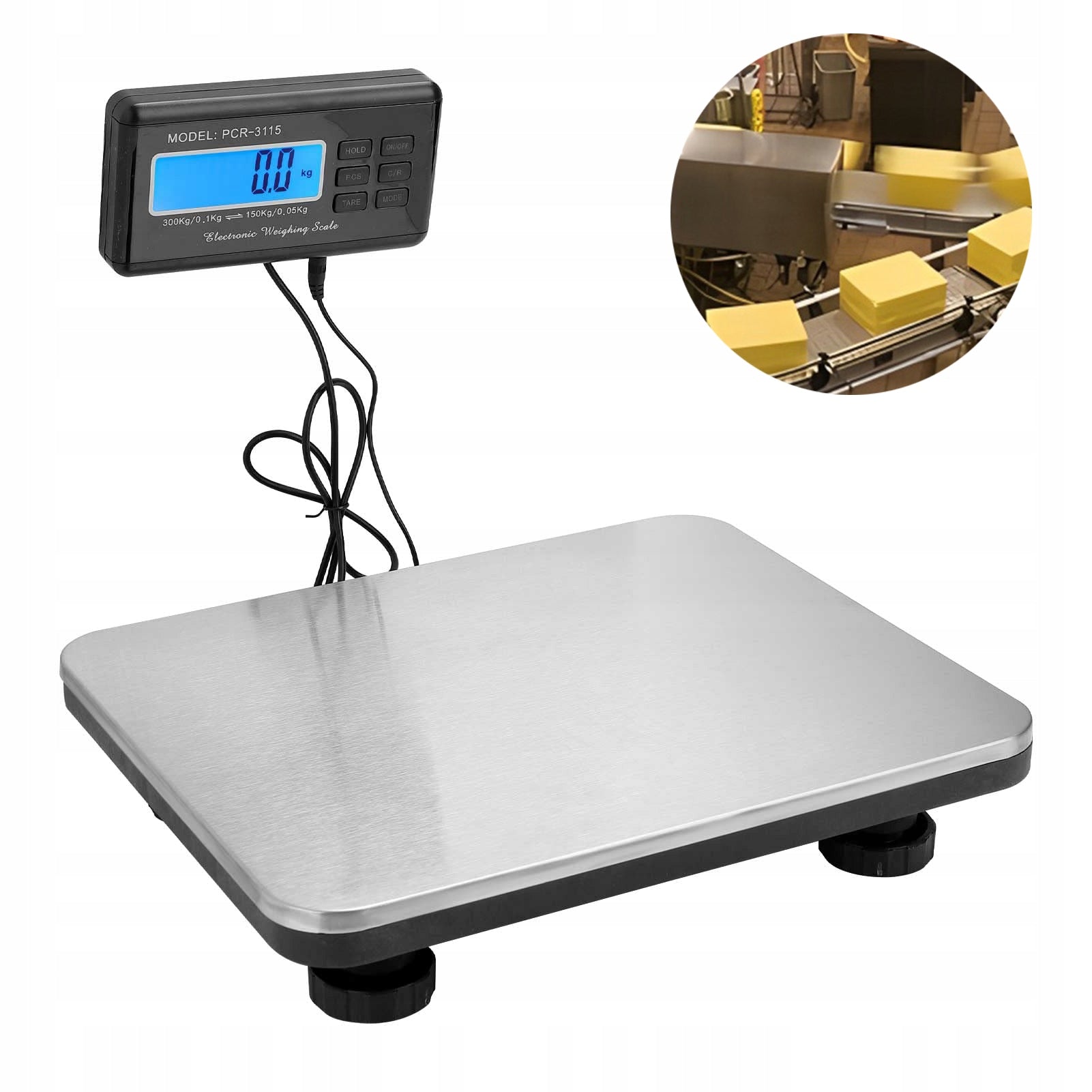 300kg / 0,1kg ELECTRONIC PACKAGE SCALE POWER SUPPLY