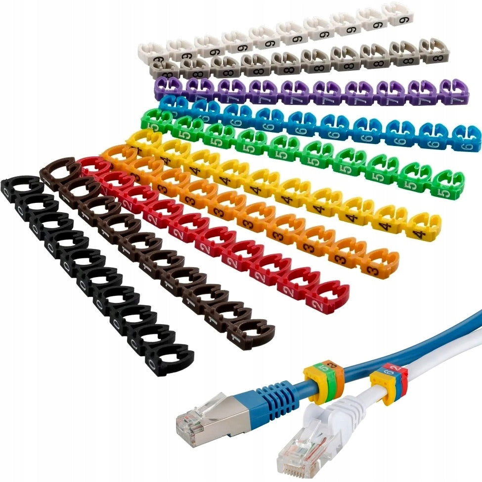 300x Cable Wire Marker GOOBAY Tags Cable Marking Wires