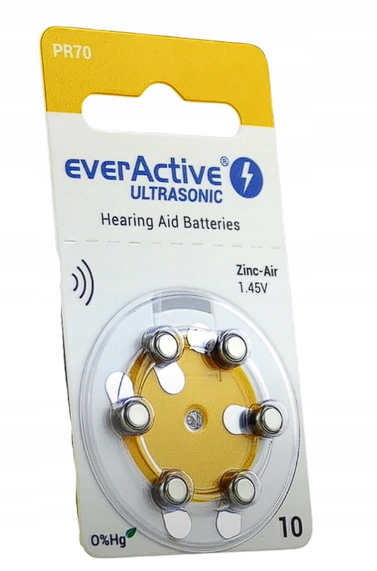 30X HEARING AID BATTERY HEARING AID BATTERIES 10 PR70 B0104 Medical device no