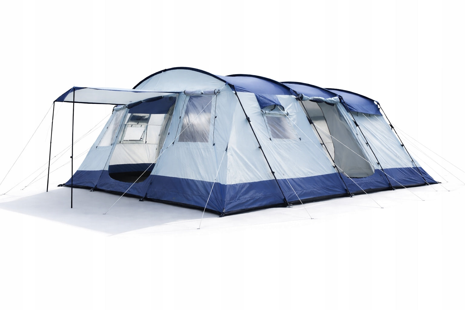 30m² Tent TOLEDO XXXL 8 16 persons integrated floor 5000mm Black cabins Model Toledo XXXL