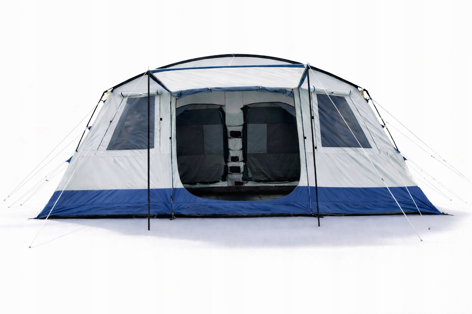 30m² Tent TOLEDO XXXL 8 16 persons integrated floor 5000mm Black cabins Number of people over 6