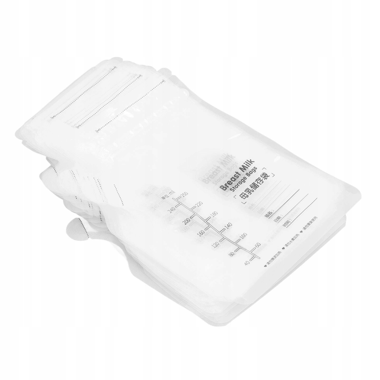 30pcs 250ml Breast Milk Storage Bag Refreshing 3B Medical device type medical device or in-vitro diagnostic medical device