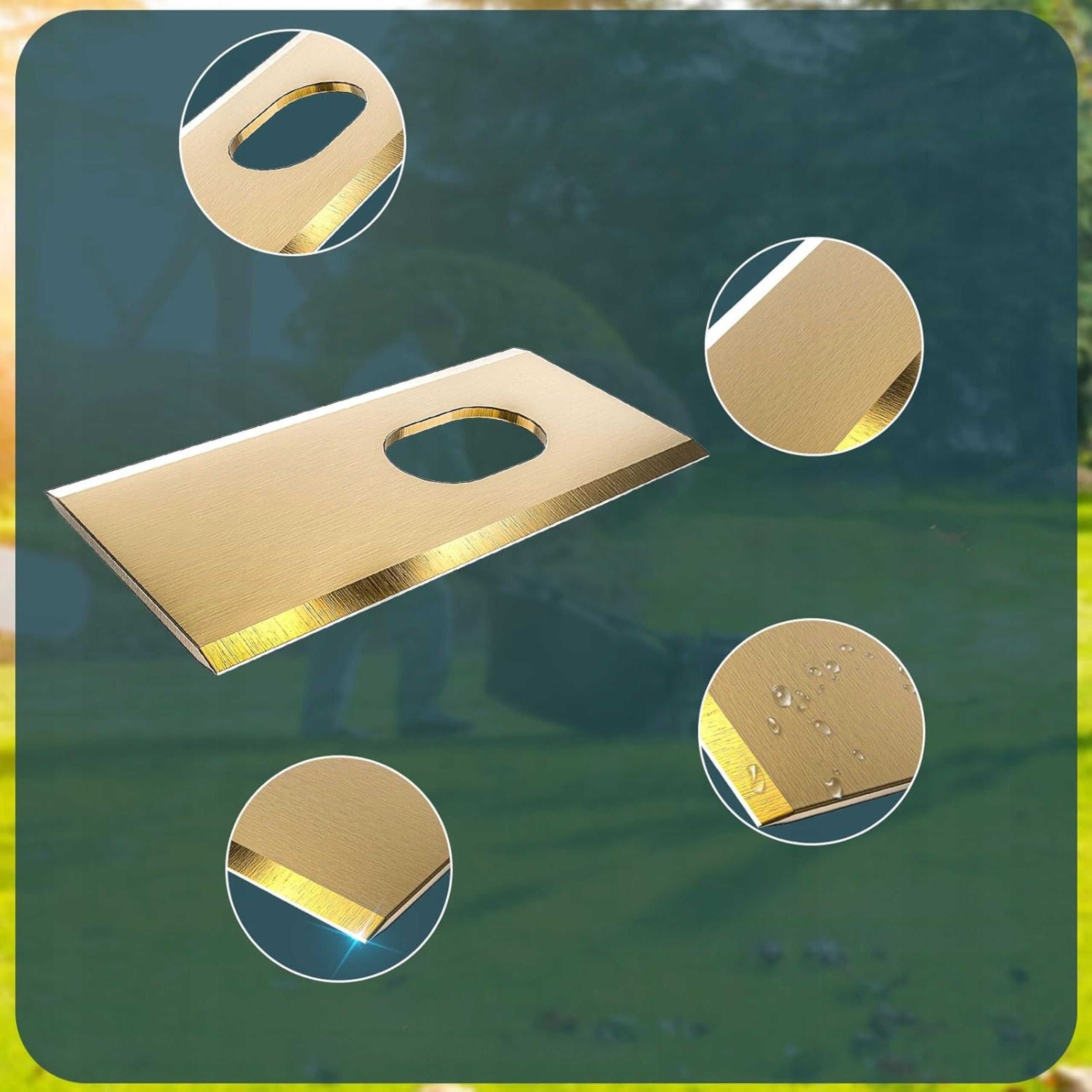 30x Blade Knives Knife for DREAME MOVA Mowing Robot Reinforced 0,9mm |3,5g Manufacturer code X002GZEN2B