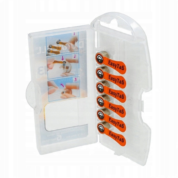 30x Duracell DA13 PR48 - hearing aid battery, orange Packaging status original