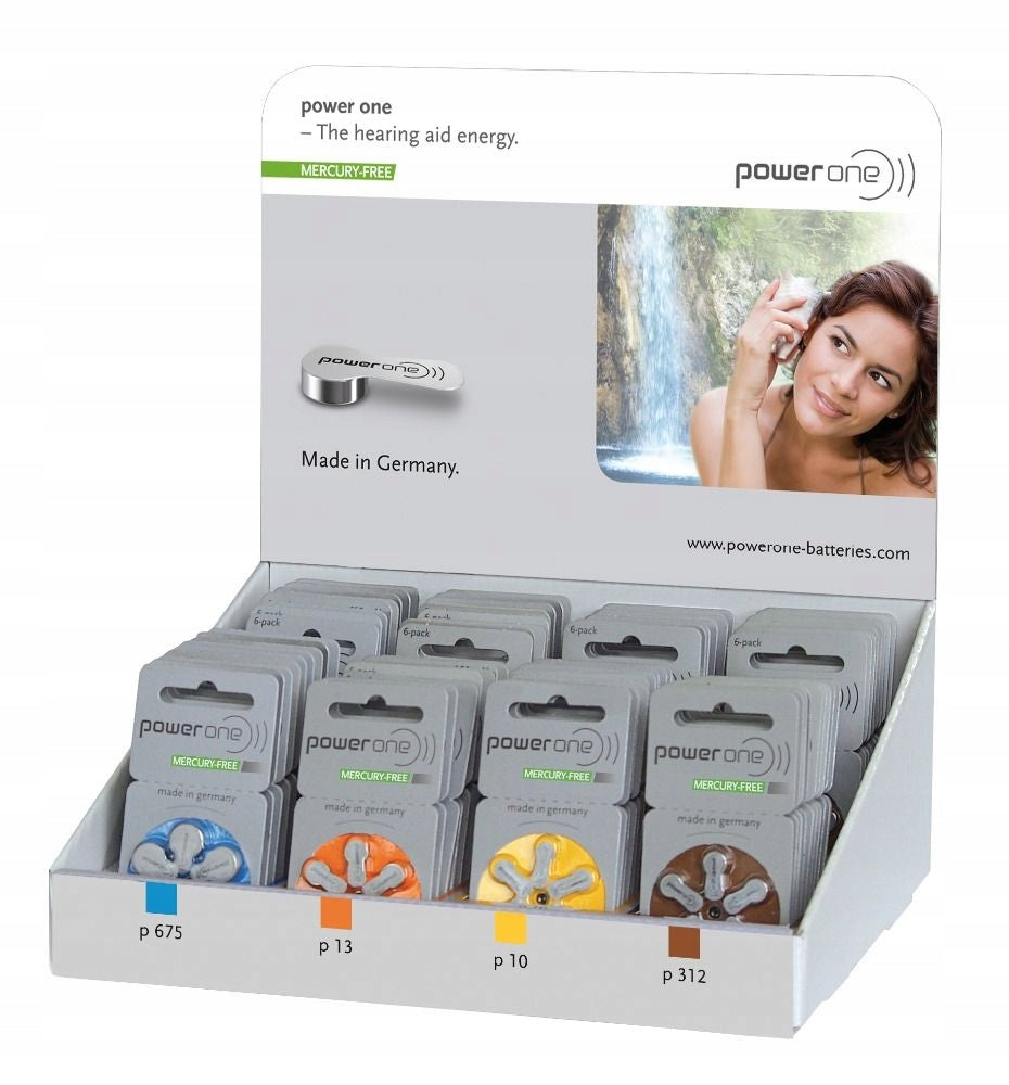 30x Hearing Aid Batteries 312 PR41 Varta Power One 312 Medical device no