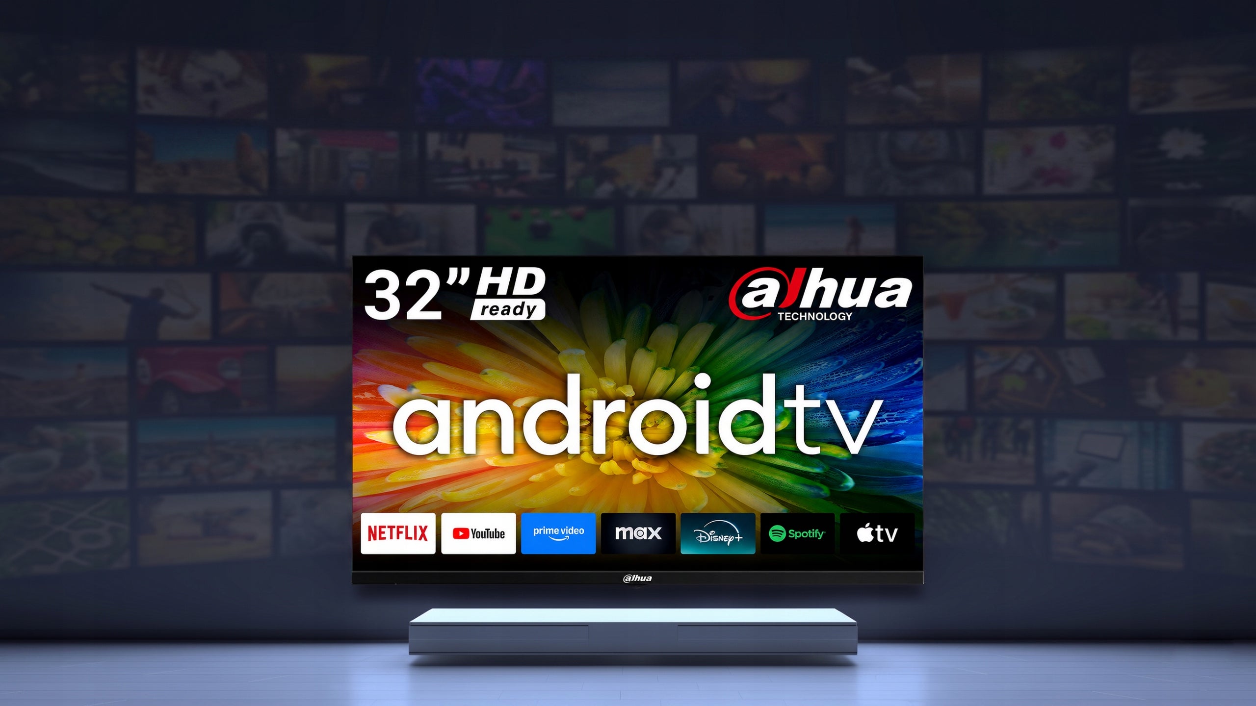 32 inch Smart TV WiFi Android TV HD Ready Dolby Frameless Dahua Manufacturer code LTV32-SD100-1