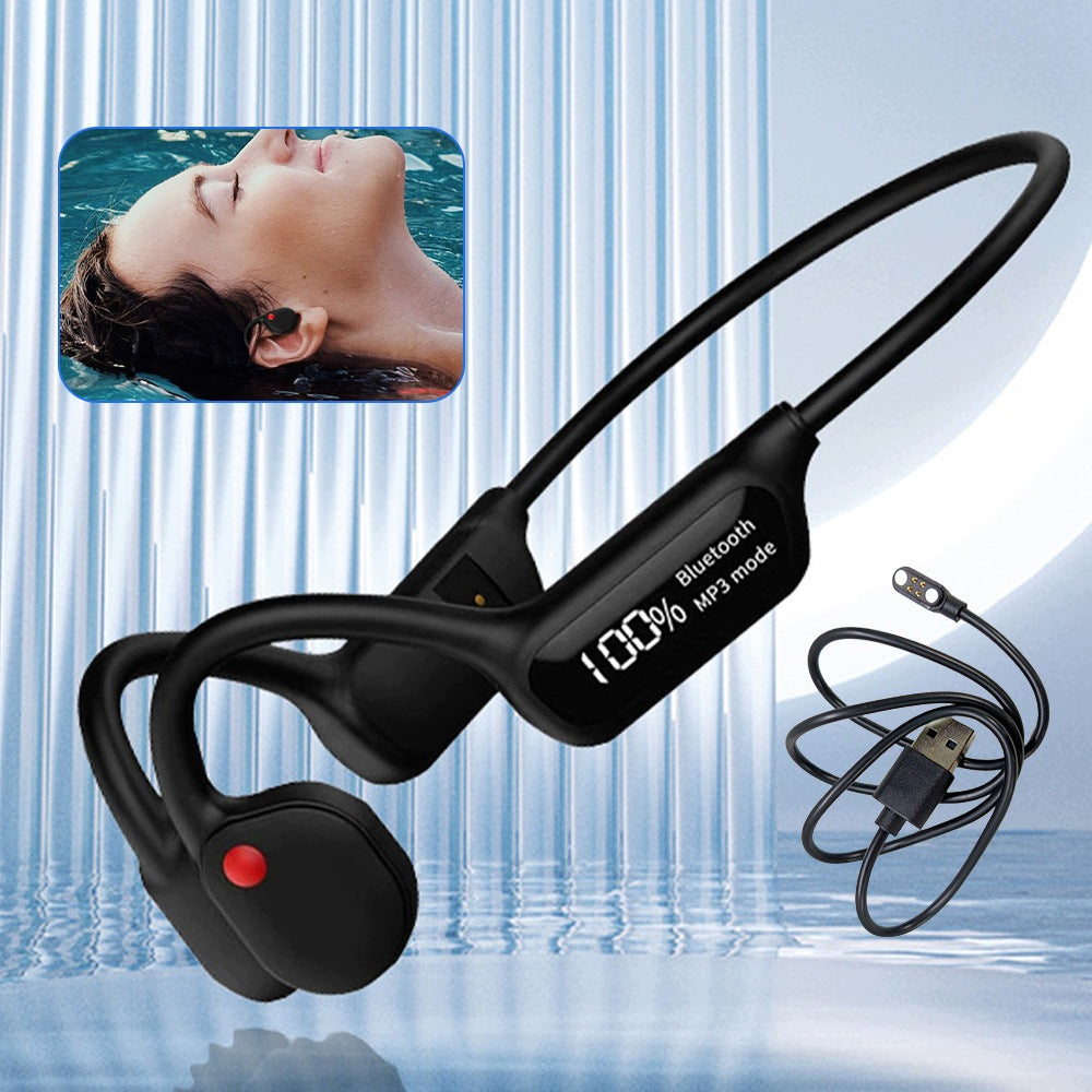 32GB Wireless Bone Headphones for Swimming IPX8 Bluetooth 5.3