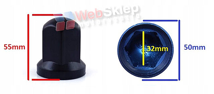 32MM TIR COVER WHEEL NUT PIN CAP Y0I Product weight with unit packaging 0.1 kg