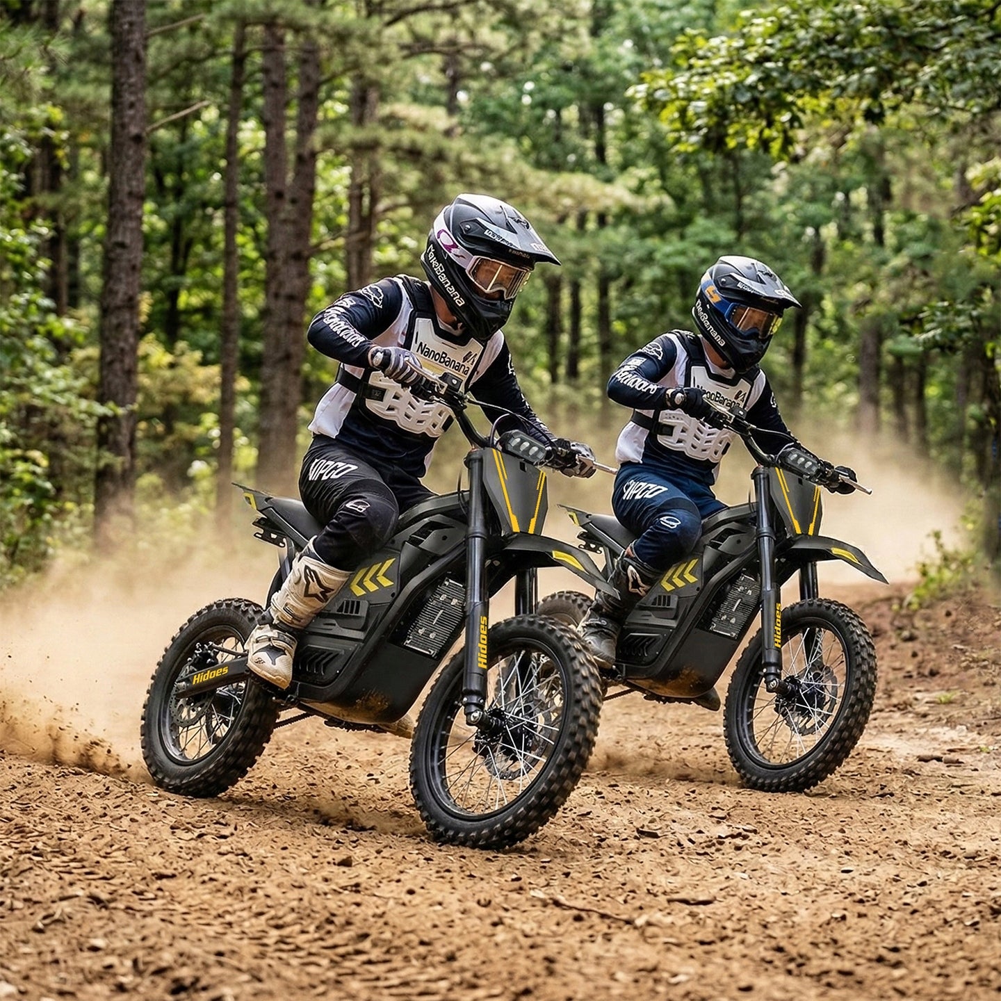 3500W ELECTRIC MOTORCYCLE CROSS Hidoes G2 48V 23Ah 220 Nm 55Km/h Range 70Km Packaging status original