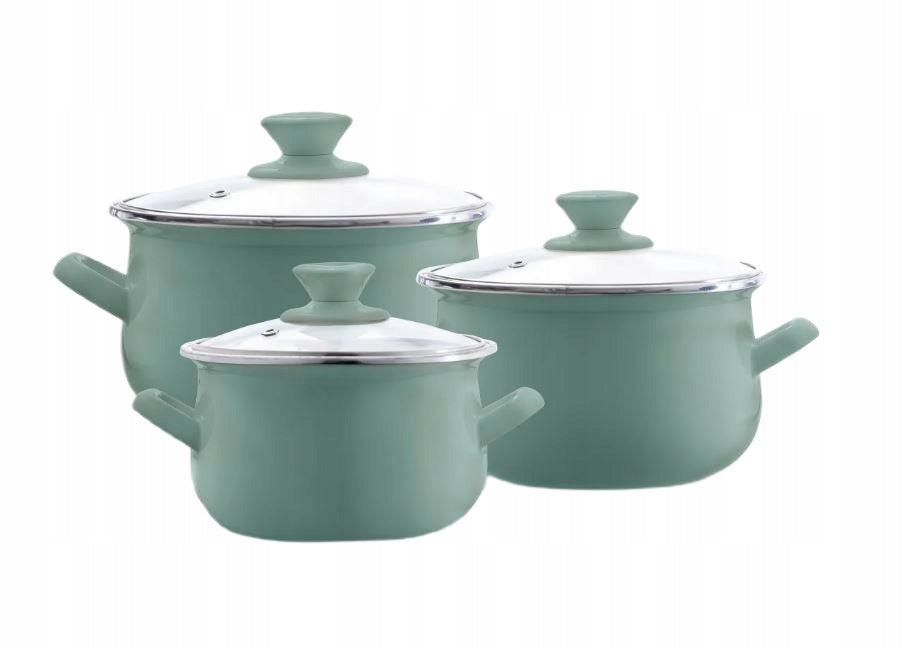 35083 Set of enamel pots 6-piece EMALIA OLKUSZ Brand Emalia Olkusz