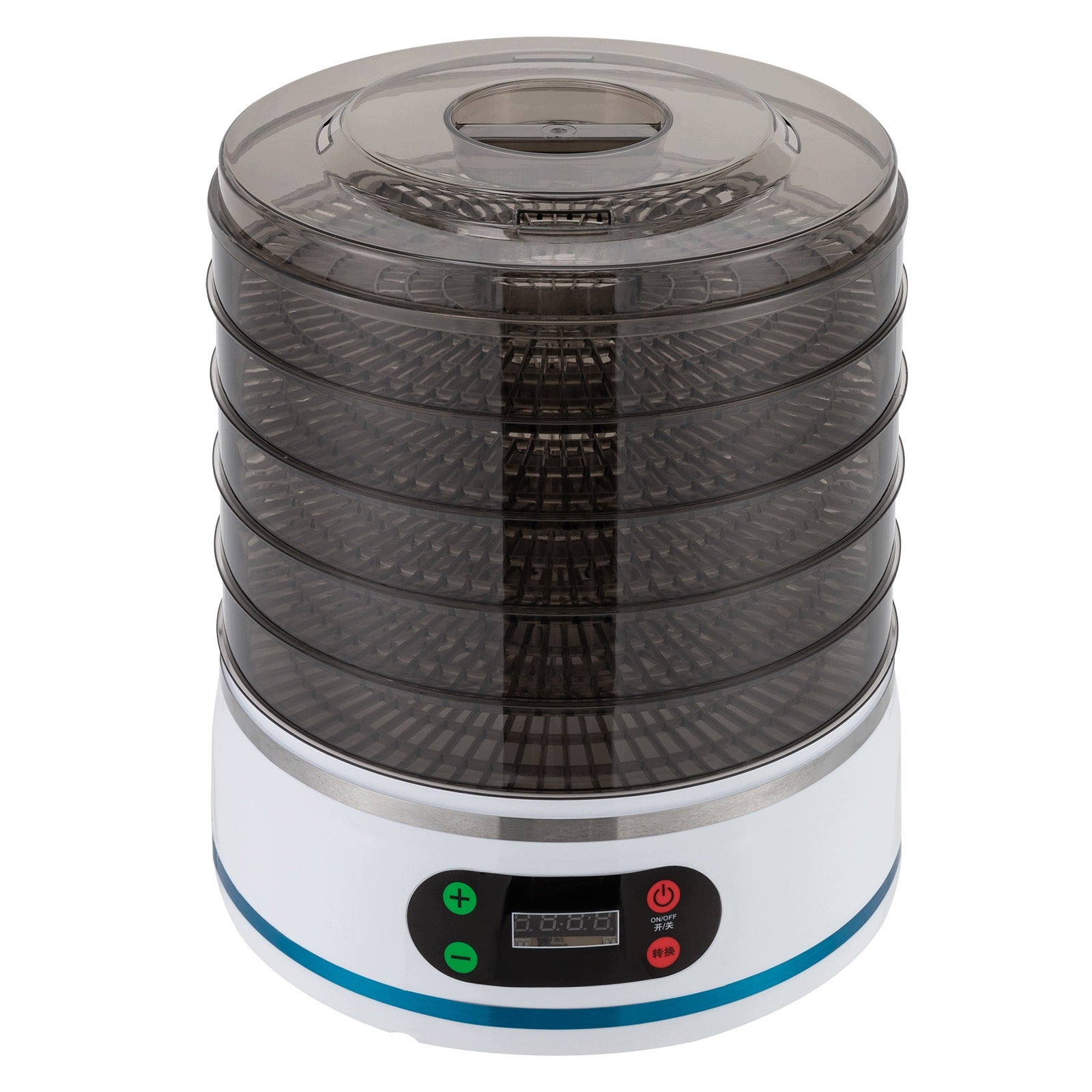 350W 5-Tray Food Dehydrator 35-70 Timer Touch Control