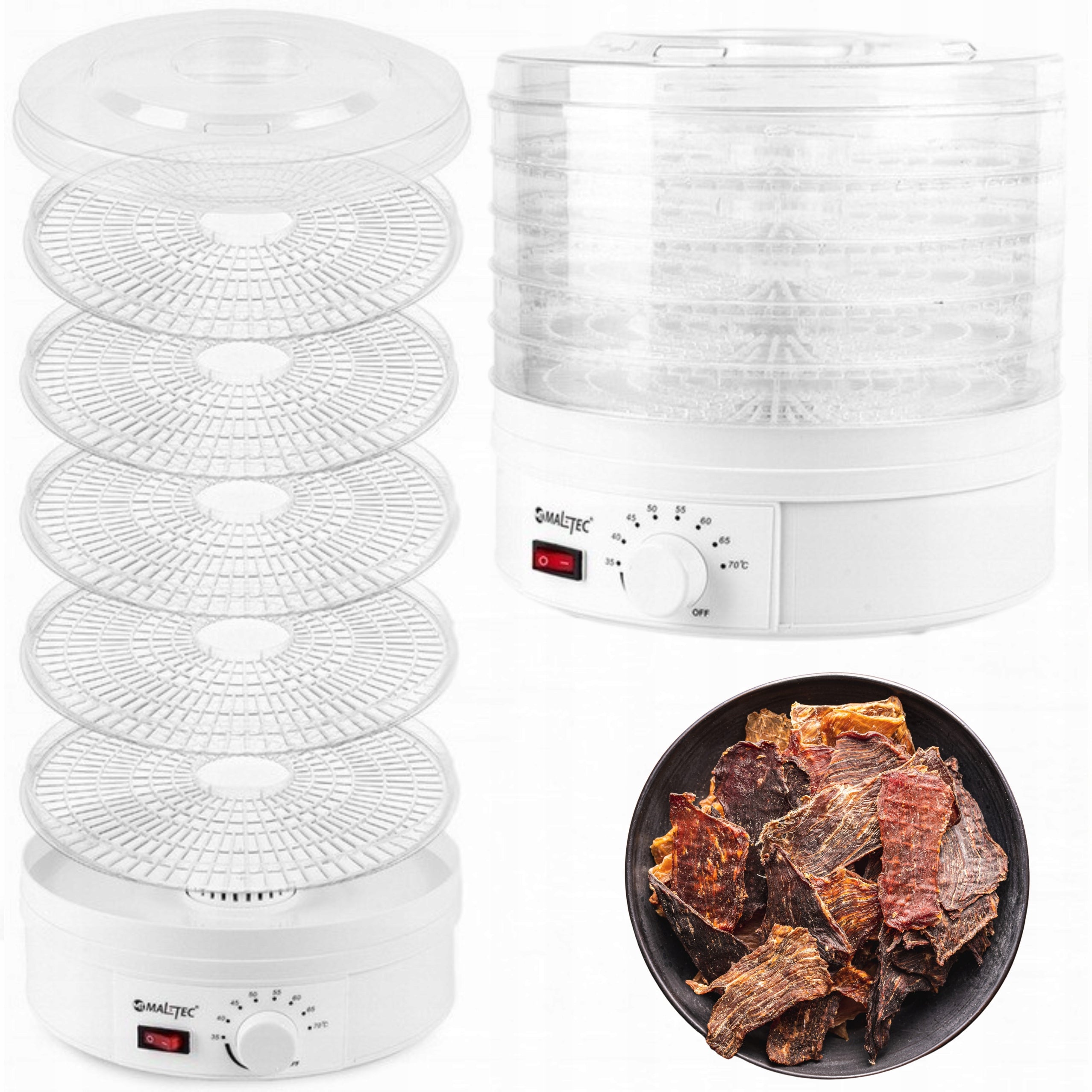 350W JERKY MEAT DRYER FOR DOGS VEGETABLE TREATS STRONG DRYER EAN (GTIN) 5907187141692
