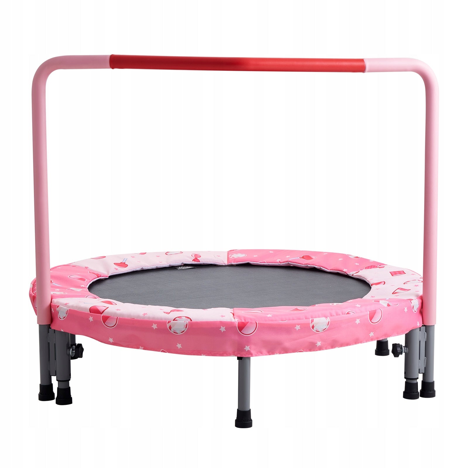 36" Trampoline for Kids Foldable Mini Toddler Trampoline Indoor Outdoor Kind without mesh