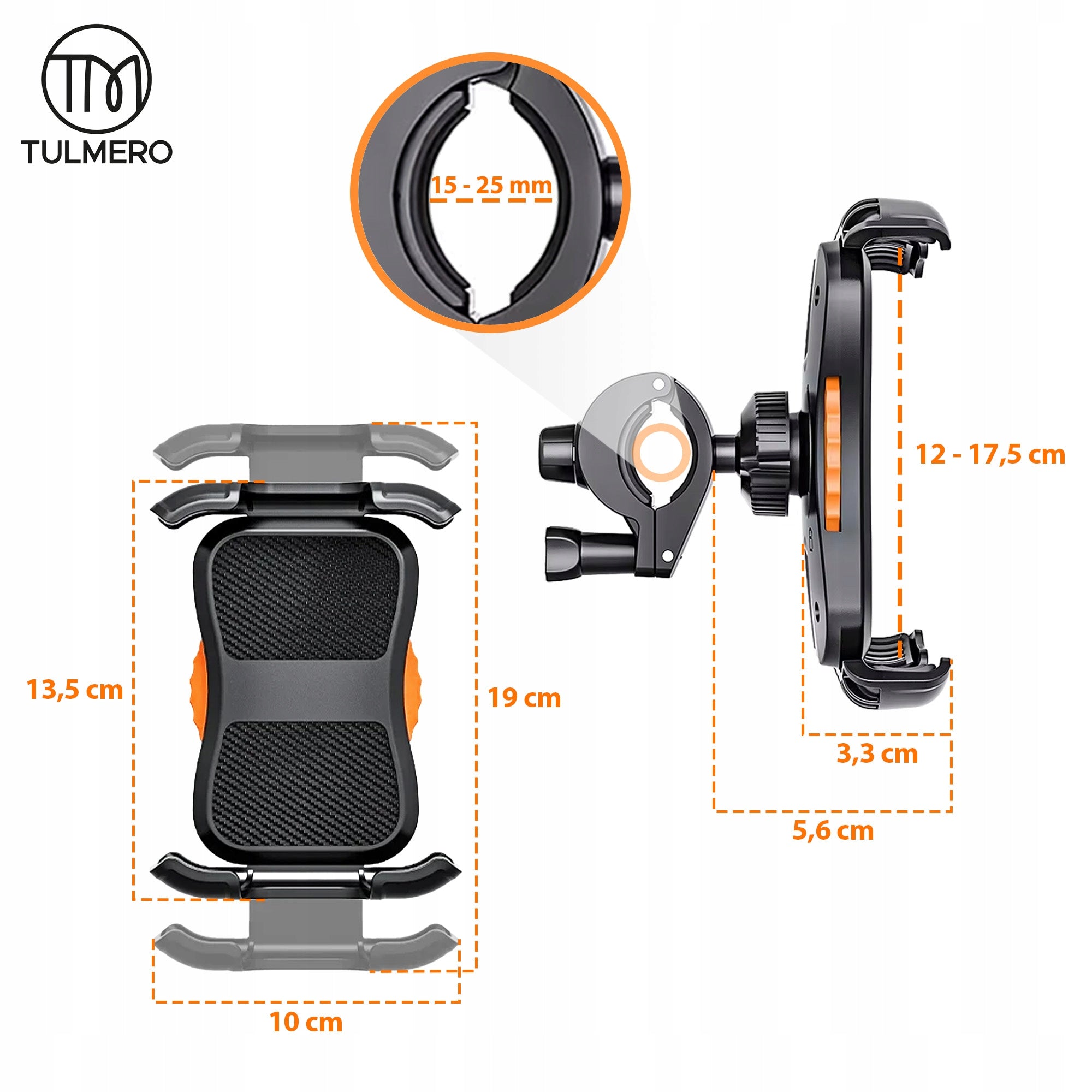 360 BICYCLE PHONE HOLDER FOR MOTORCYCLE BIKE SCOOTER ANTI-SHOCK Manufacturer code Uchwyt do telefonu na rower