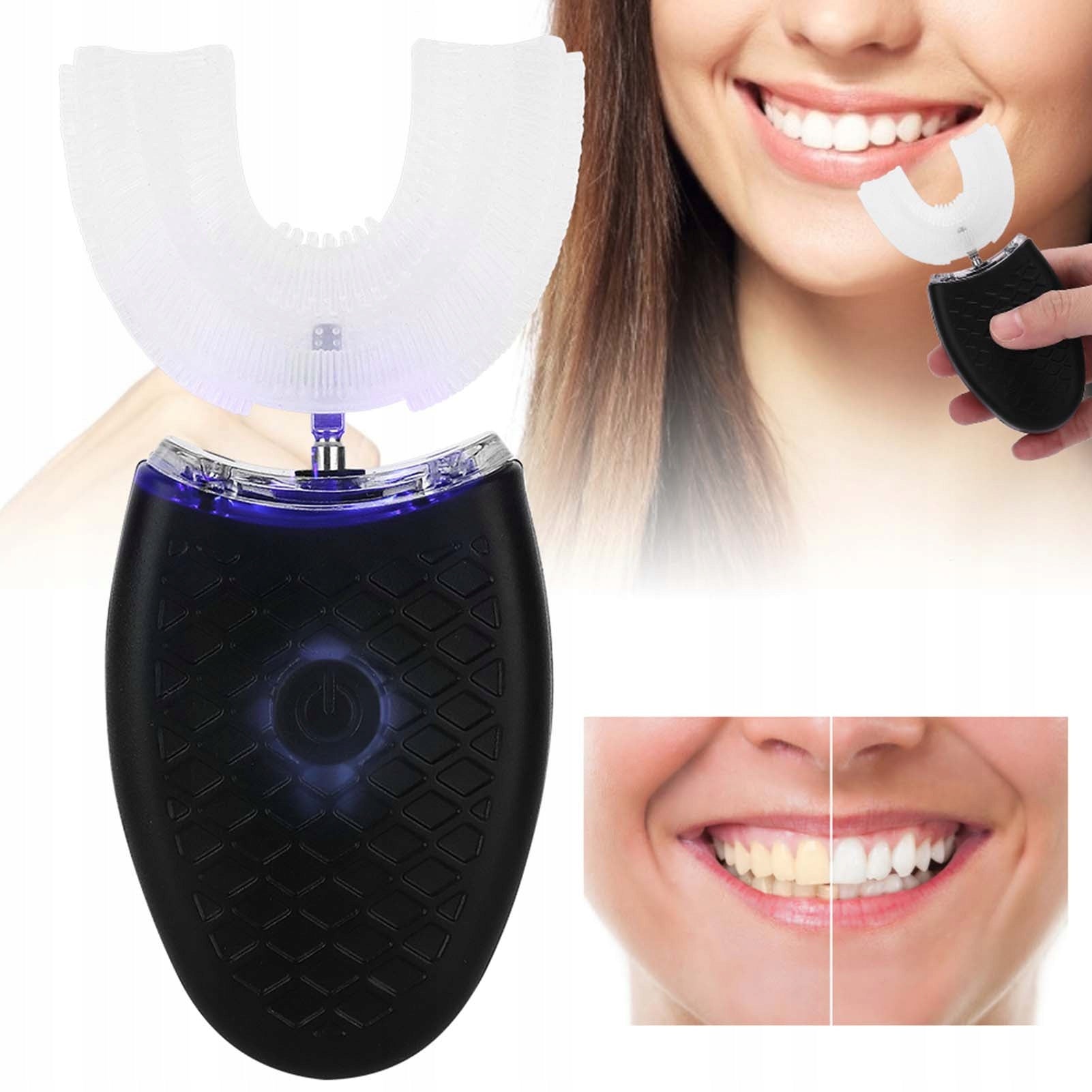 360 DEGREE AUTOMATIC ELECTRIC SONIC TOOTHBRUSH