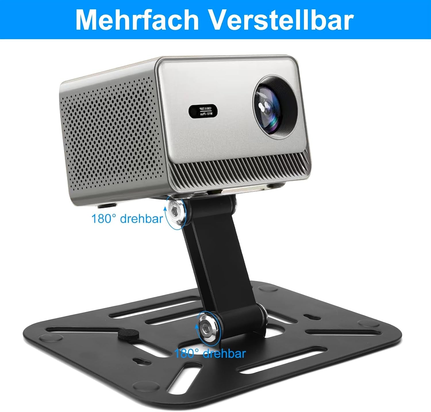 360 DEGREE WALL AND CEILING PROJECTOR HOLDER BLACK THREAD 6MM Model support videoprojecteur 001