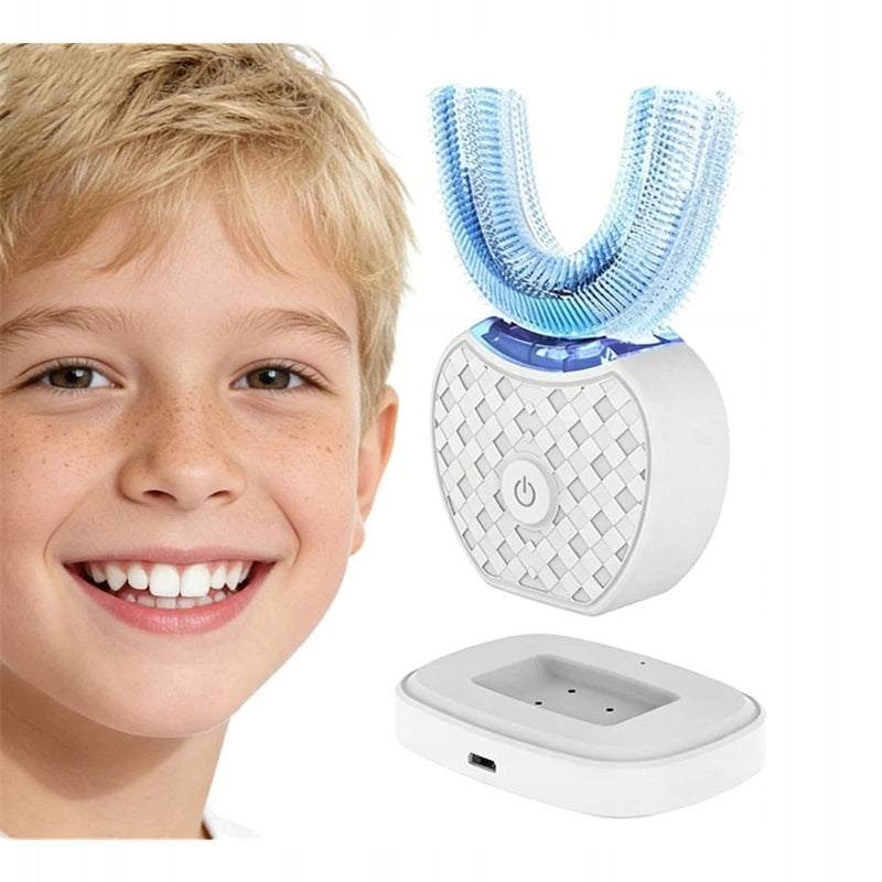 360 Degree Sonic Toothbrush – Rechargeable, White, For Teeth