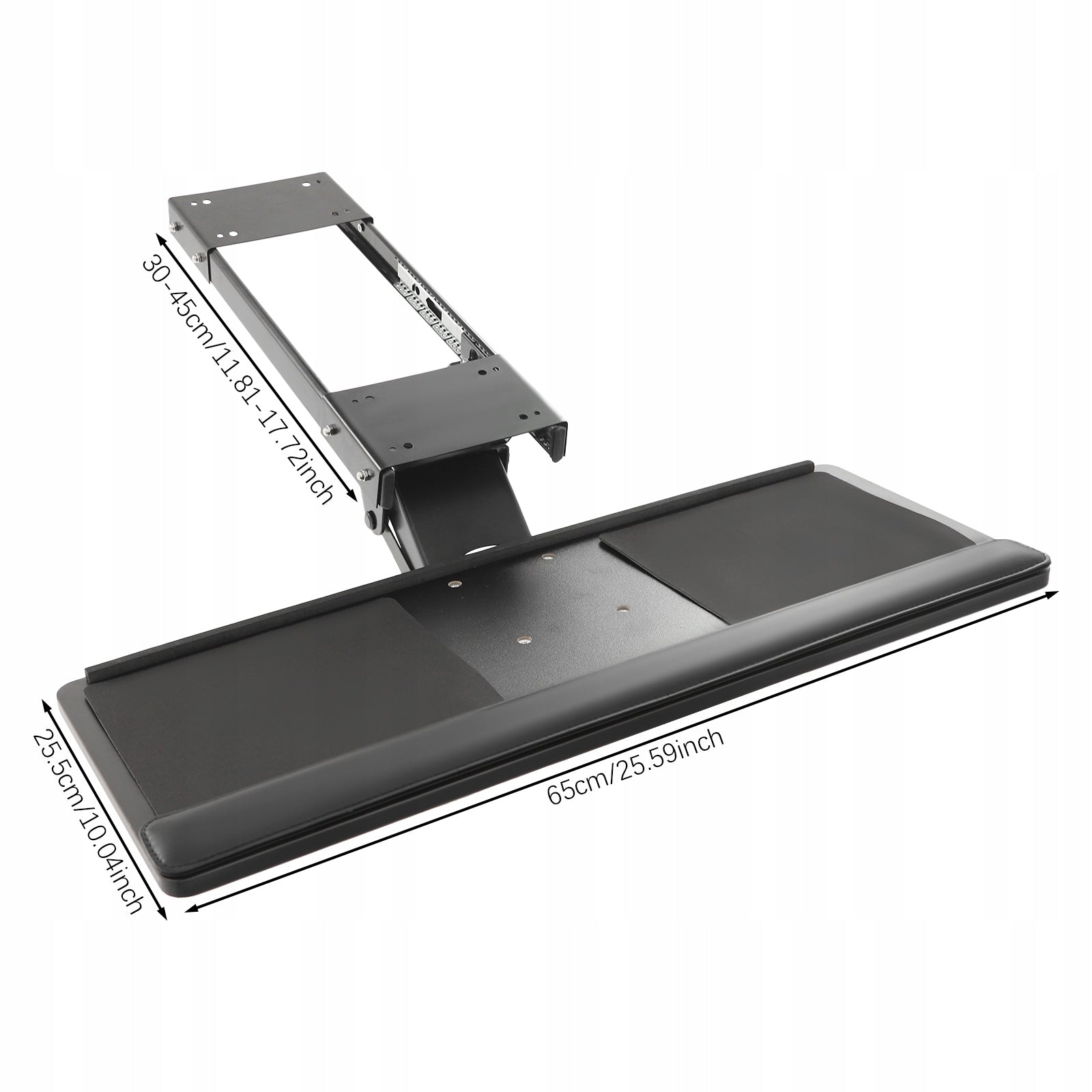 360° Drawer Keyboard Shelf Computer for Desk Under Desk Retractable Storage Packaging status original