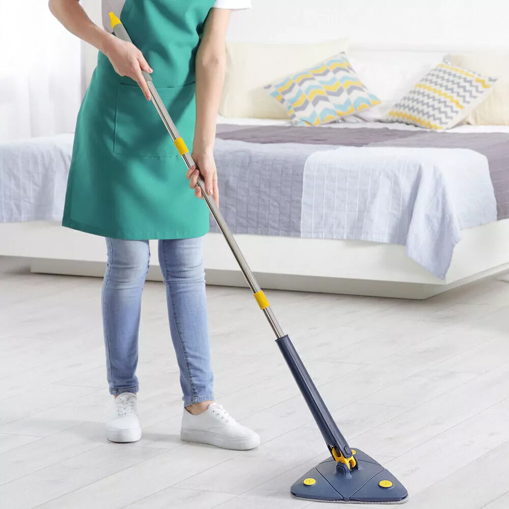 360° MOP FOR CLEANING WALLS AND FLOORS WITH A CONVENIENT BLUE EXTRUSION SYSTEM Product weight with unit packaging 0.55 kg