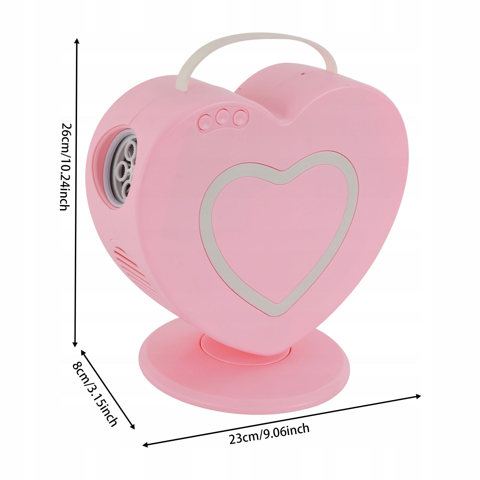 360° ROTATING BUBBLE MACHINE AUTOMATIC SOAP BUBBLE MAKER 500ML 40-60MIN Kid's age 3+ years