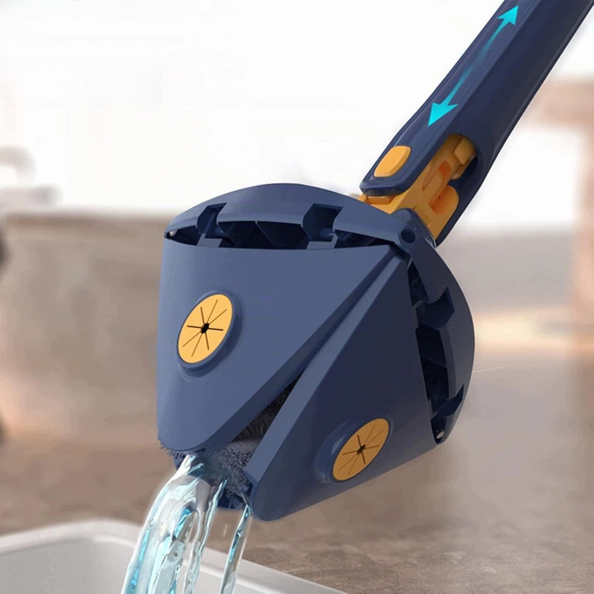 360° ROTATING TRIANGULAR MICROFIBER MOP FOR FLOOR MIRROR CEILING WINDOWS Brand no brand