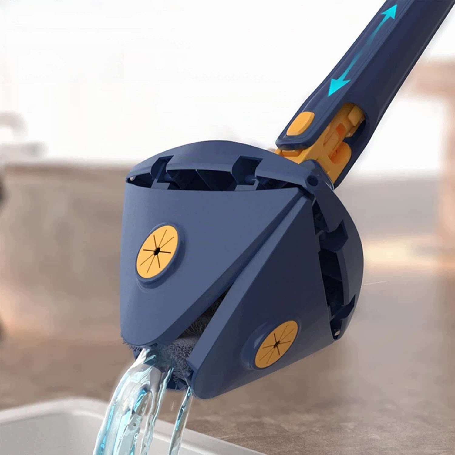 360° ROTATING TRIANGULAR MICROFIBER MOP FOR FLOOR MIRROR CEILING WINDOWS Brand no brand