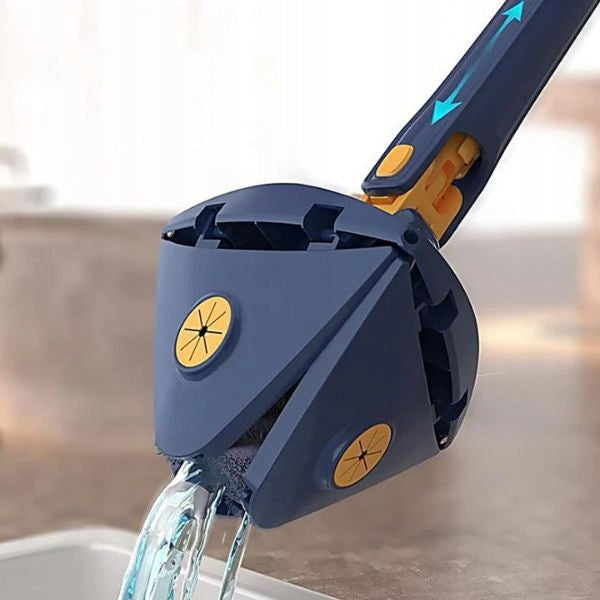 360 Rotatable Cleaning Mop,Adjustable Extension Pole,Telescopic Flat Blue Manufacturer code donqiy-70048154