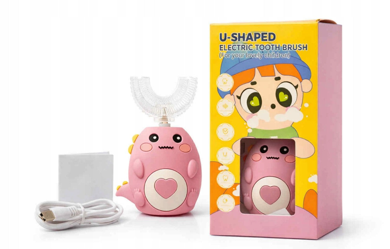 360° Sonic Toothbrush for LEARNING TO BRUSH YOUR TEETH (2x CARTRIDGE) Pink Brand Craft & Magic
