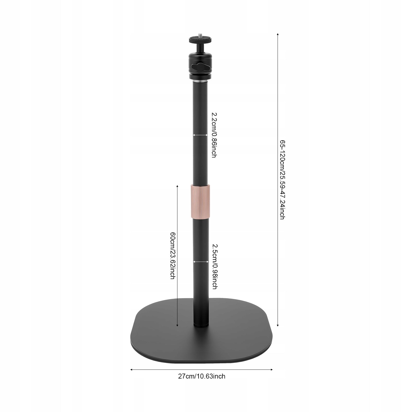 360° Swivel Projector Stand,65-120cm Adjustable Height Projector Stand Packaging status original