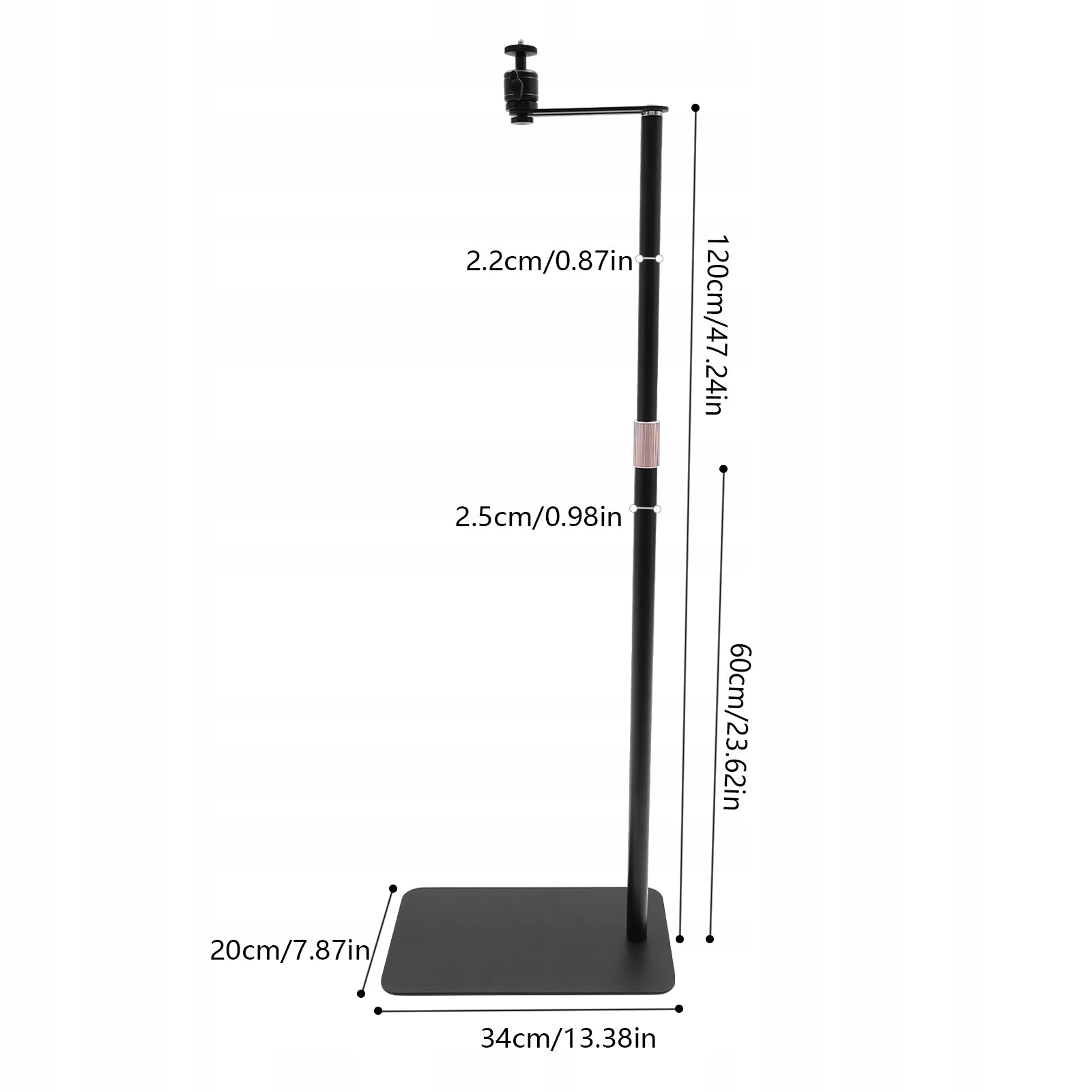 360° Swivel Projector Stand, Adjustable Height Projector Stand Packaging status original