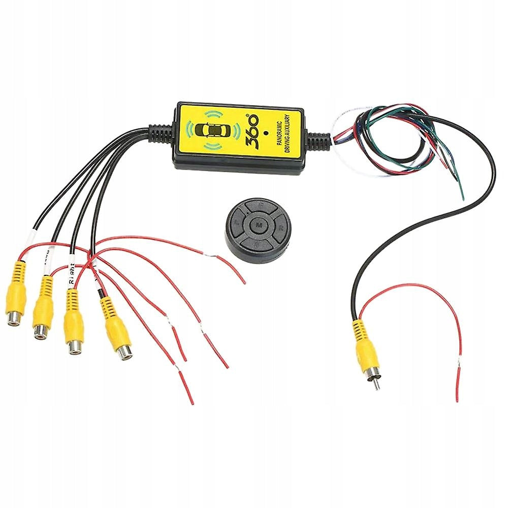 360 panoramic camera for car with video switch