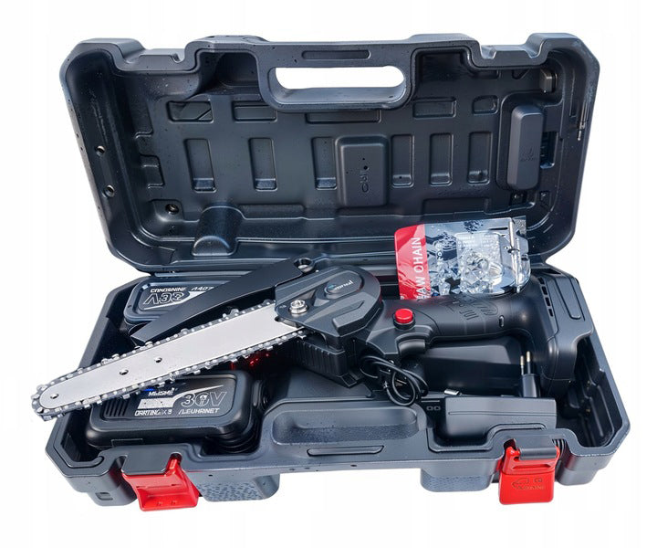 36V CORDLESS CHAINSAW SAW 2x AKU CORDLESS CHAIN 8" POWER Brand Ondragon