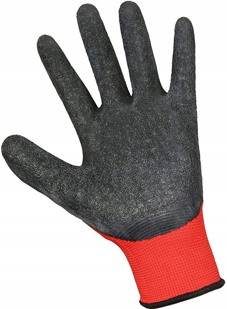 36x Work GLOVES OHS Protective GLOVES coated LATEX porous 7 Medical device no