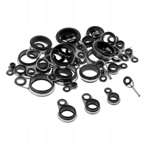 37-Piece Telescopic Rod Grommet Repair Kit Model Przewodnik wędki teleskopowej