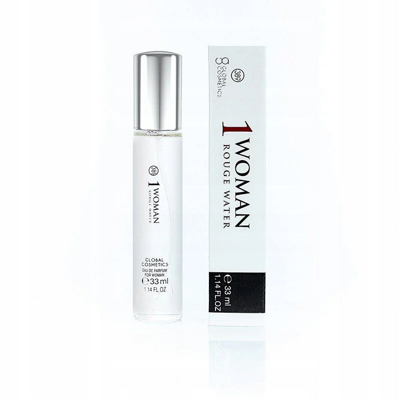 389 WOMEN'S PERFUME ROSE FLORAL perfume 1 WOMAN ROUGE WATER 33ml