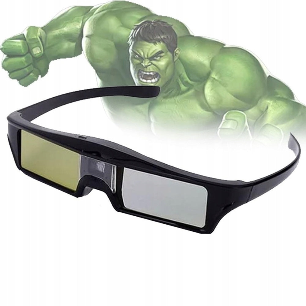 3D GLASSES FOR DLP PROJECTORS RECHARGEABLE USB ACTIVE SHUTTER
