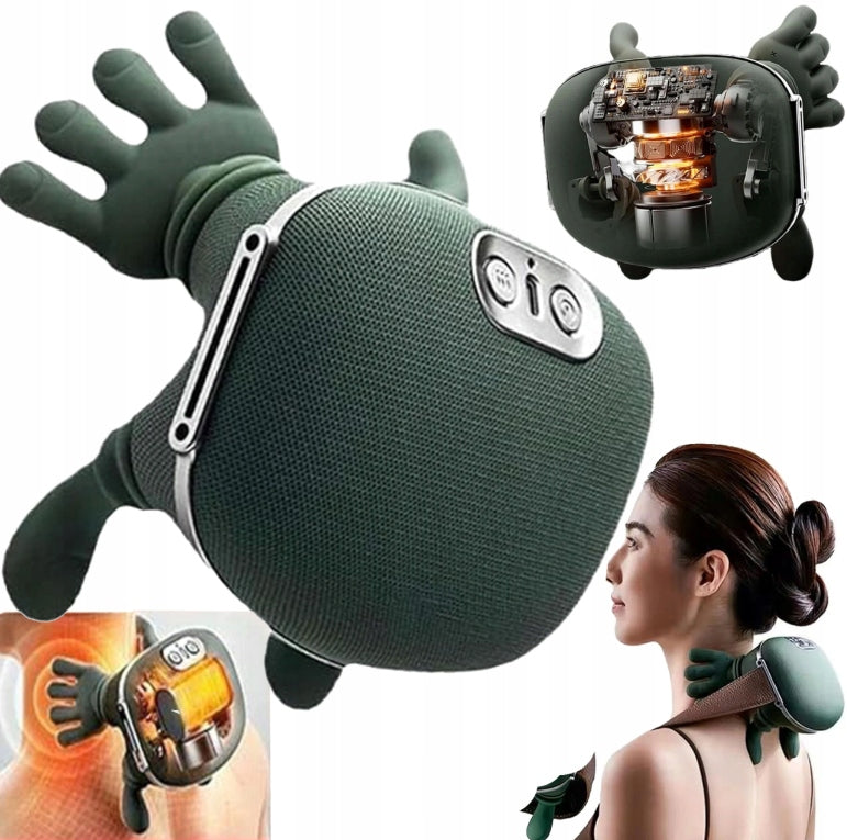 3D Neck Shoulder Calf Massager with Heated Bionic Paw